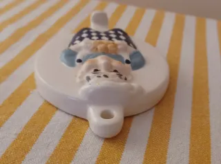 Appendino cuoco in ceramica