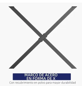 2 gambe per tavolo in acciaio stile industriale nero