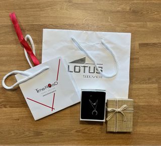 Colgante Lotus Plata 925 Luna