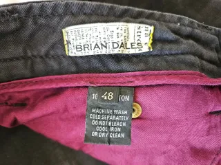Jeans denim uomo vintage Brian Dales neri tg. M