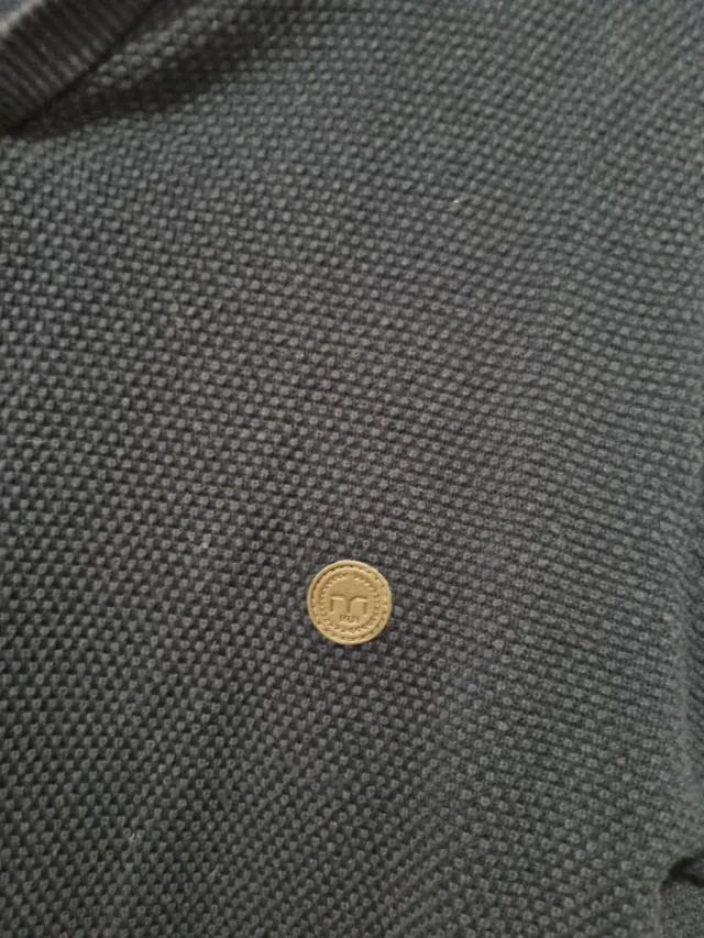 Jersey Milano Cuello Camisa Azul Talla M