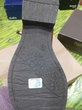 Botín mujer marrón con hebilla