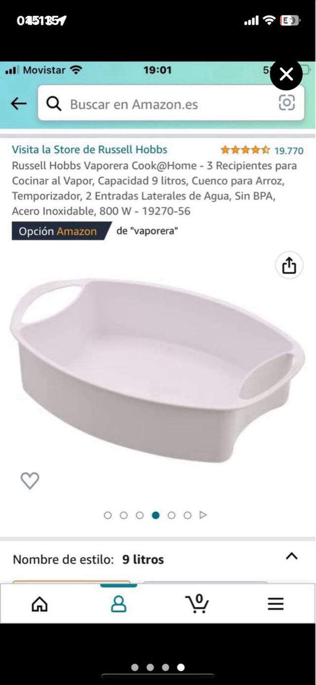 Vaporera Russell Hobbs 9L