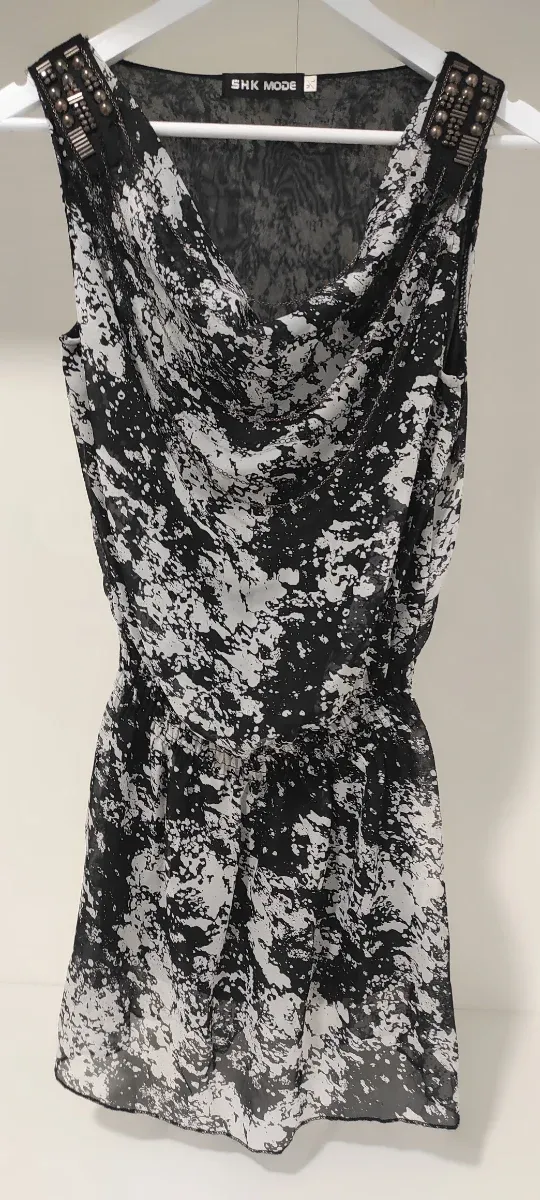 Vestido SHK MODE corto estampado S