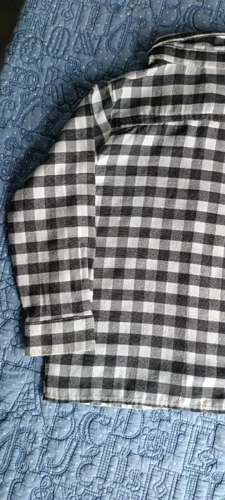 Camisa cuadros niño Mango