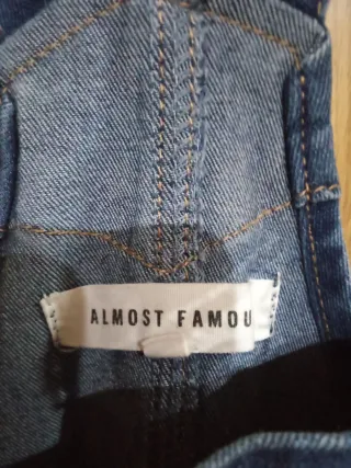 Peto vaquero azul talla L