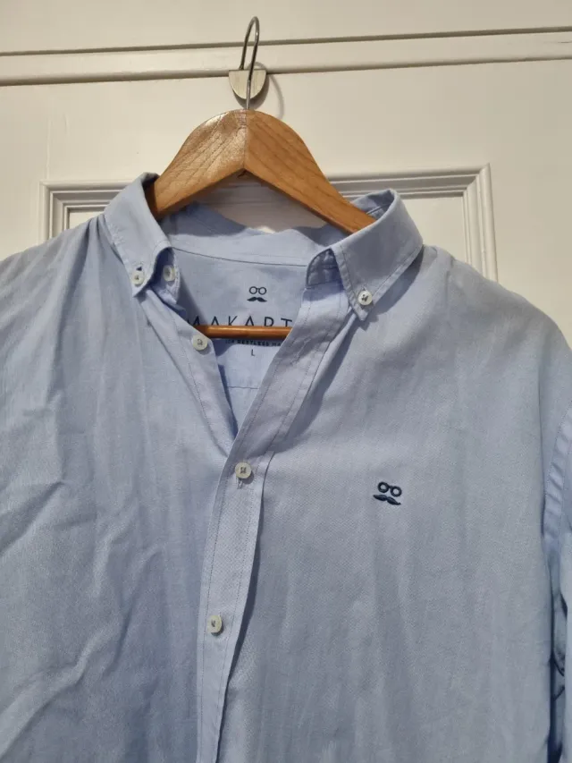 Camisa Makarthy Oxford Celeste Talla L
