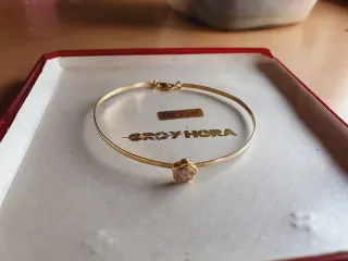 Pulsera Oro 18K Flor