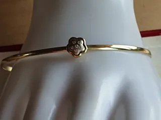 Pulsera Oro 18K Flor