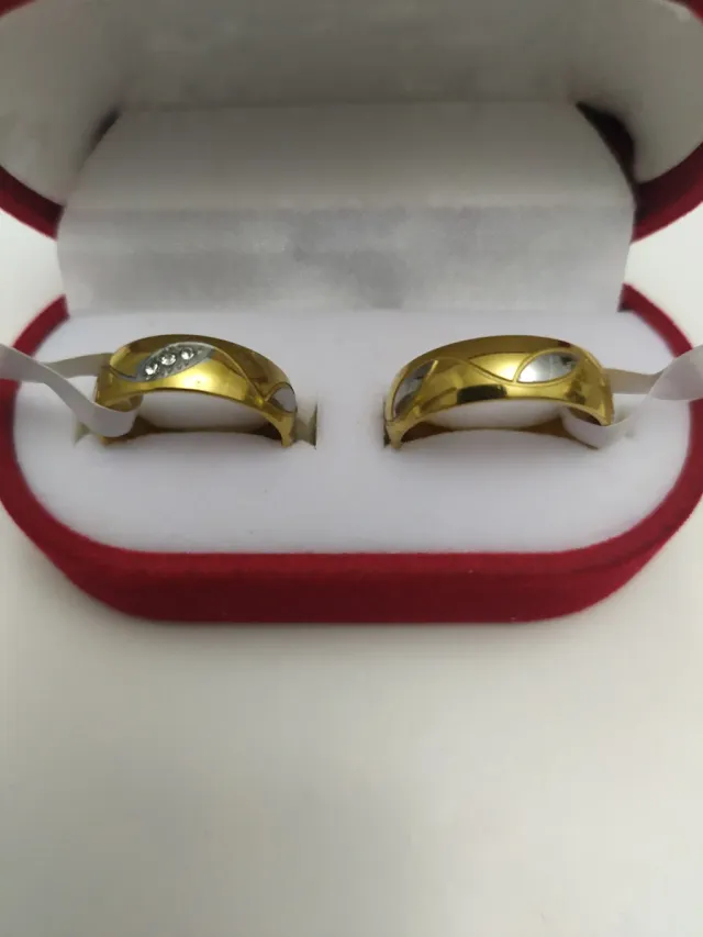 COPPIA FEDI DESIGN FOGLIE INTARSIATE PLACCATE ORO