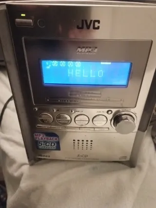 Equipo de música JVC MP3 5 CD