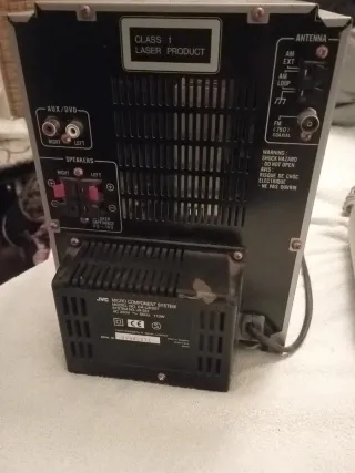 Equipo de música JVC MP3 5 CD