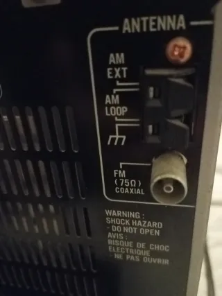 Equipo de música JVC MP3 5 CD