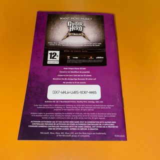Guitar Hero Greatest Hits Xbox 360 Ita Cib Raro
