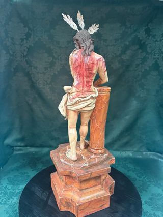 Jesús atado a columna autor Pedro Ramírez Pazos