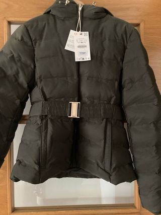 Abrigo acolchado Zara Talla L