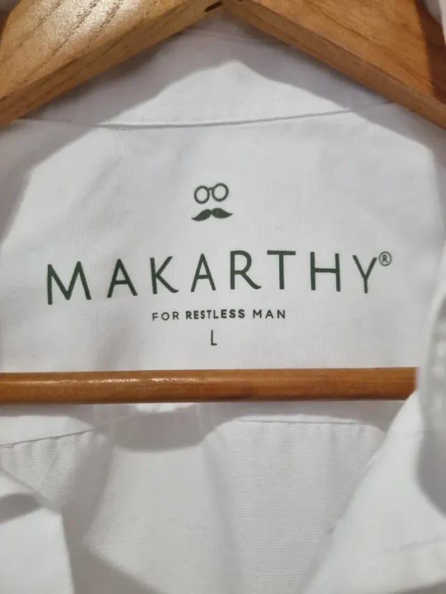Camisa Makarthy Oxford Blanca Talla L