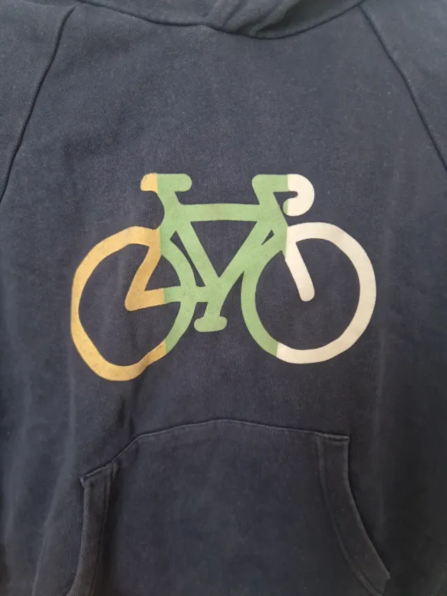 Sudadera Springfield azul con bici 9-10 años
