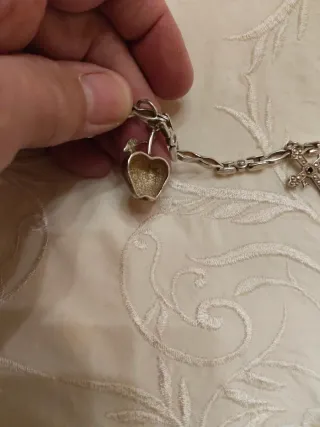 Pulsera Plata con Colgantes