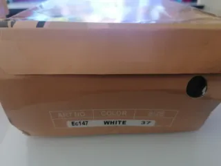 2 pares Botines Mujer Marrones y Blancos Talla 37