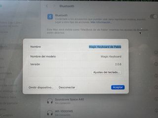 Teclado Apple Magic Keyboard Bluetooth Plata