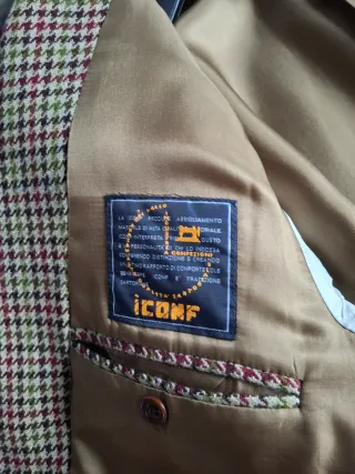 Giacca uomo pied de poule