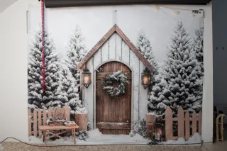 Fondo Fotografía Navidad Invierno 3x,2'5