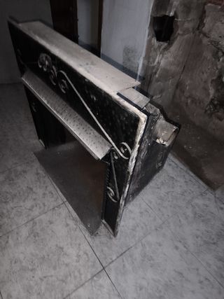 Chimenea forjada clásica