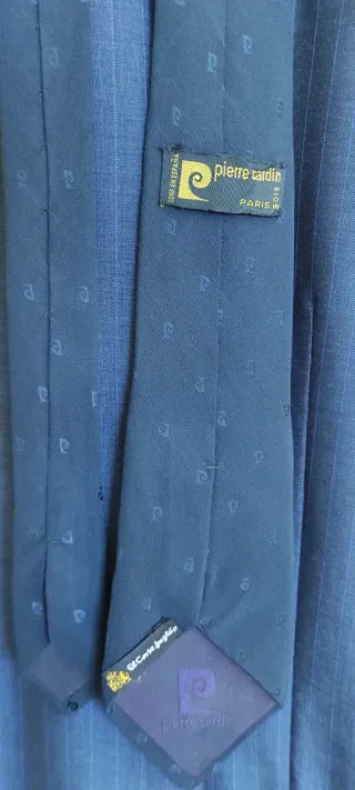 Corbata Pierre Cardin Azul y Morado