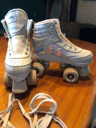 Patines artísticos blancos Oxelo decathlon talle34