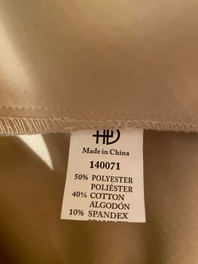 Abrigo estampado verde y beige