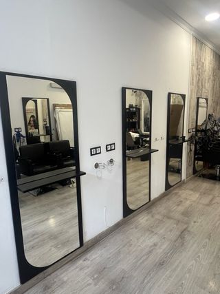 5 Espejos Peluquería en buen estado