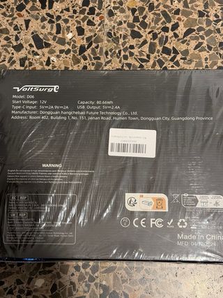 Arrancador Batería Coche 100%