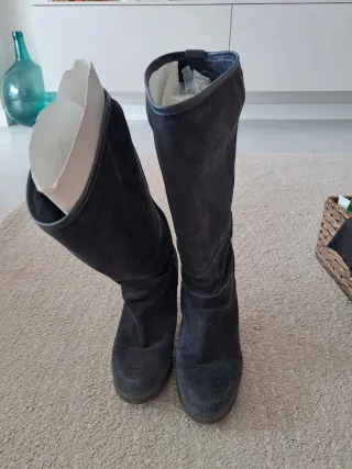 Botas Martinelli ante gris