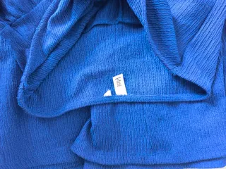 Vestido midi azul de verano