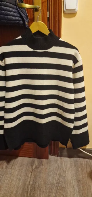 Jersey rayas blanco y negro