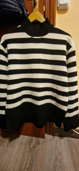 Jersey rayas blanco y negro