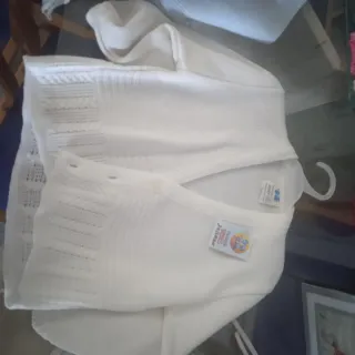 Giacchetta rosa e bianca per neonati