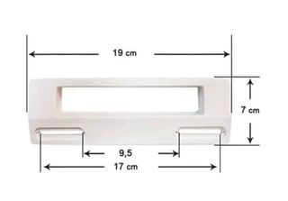 Tirador Puerta Frigorífico Universal 19x7cm blanco