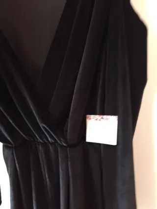 Mono elegante terciopelo negro