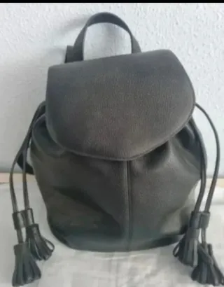 Bolso Negro Piel
