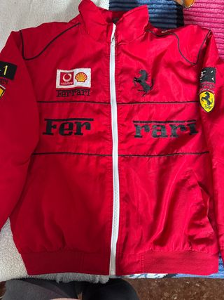 Chaqueta Ferrari Talla L Roja