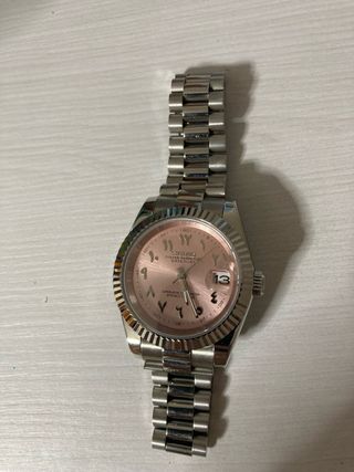 Reloj Seiko Oyster Perpetual Datejust Rosa