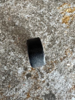 Anillo Swatch Cuero y Acero con Diamante