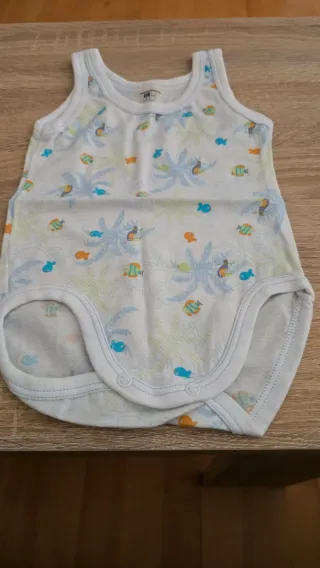 Body per neonati con pesci e palme