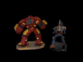 Hulkbuster + Boba Fett Figuras