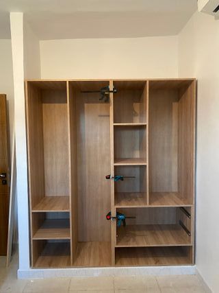 Montaje de muebles, cocinas, dressing, MDF, lacado