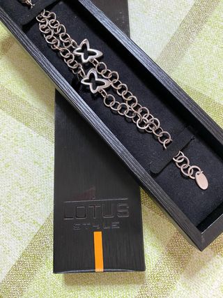 Pulsera Lotus Style Plata Mariposas