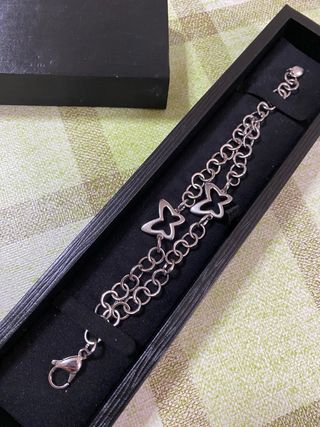 Pulsera Lotus Style Plata Mariposas