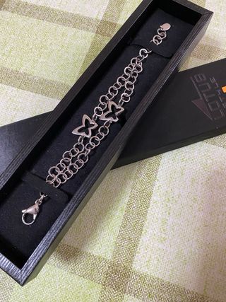 Pulsera Lotus Style Plata Mariposas